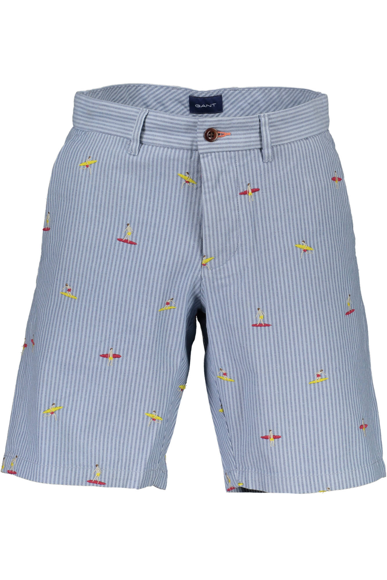 GANT BLUE MEN BERMUDA TROUSERS GANT BLUE MEN BERMUDA TROUSERS