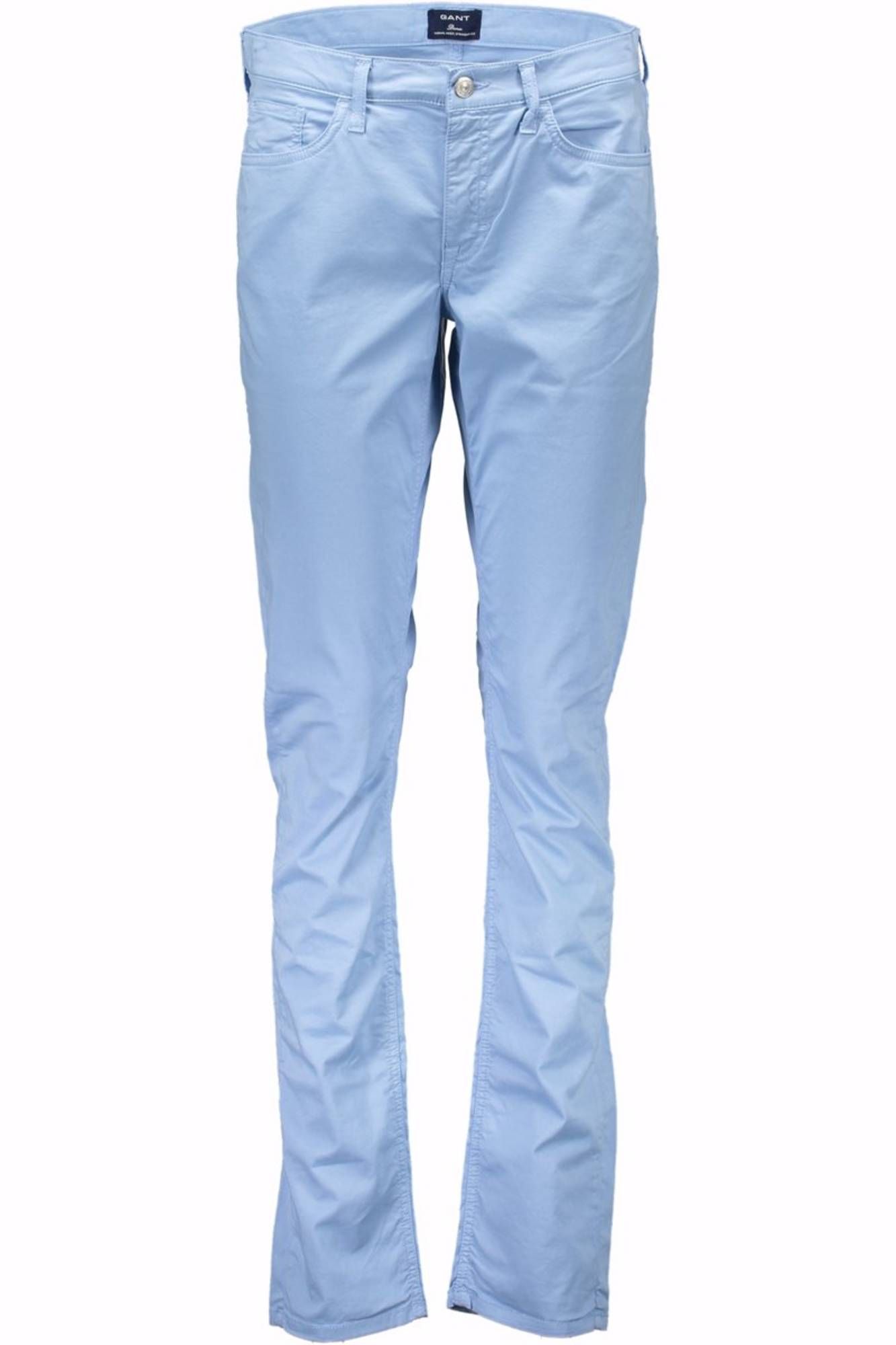 GANT WOMEN LIGHT BLUE TROUSERS GANT WOMEN LIGHT BLUE TROUSERS