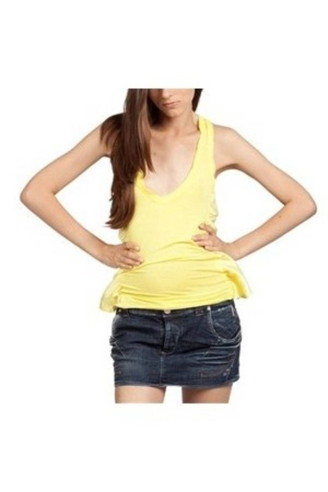 ZUELEMENTS YELLOW WOMAN TANK ZUELEMENTS YELLOW WOMAN TANK