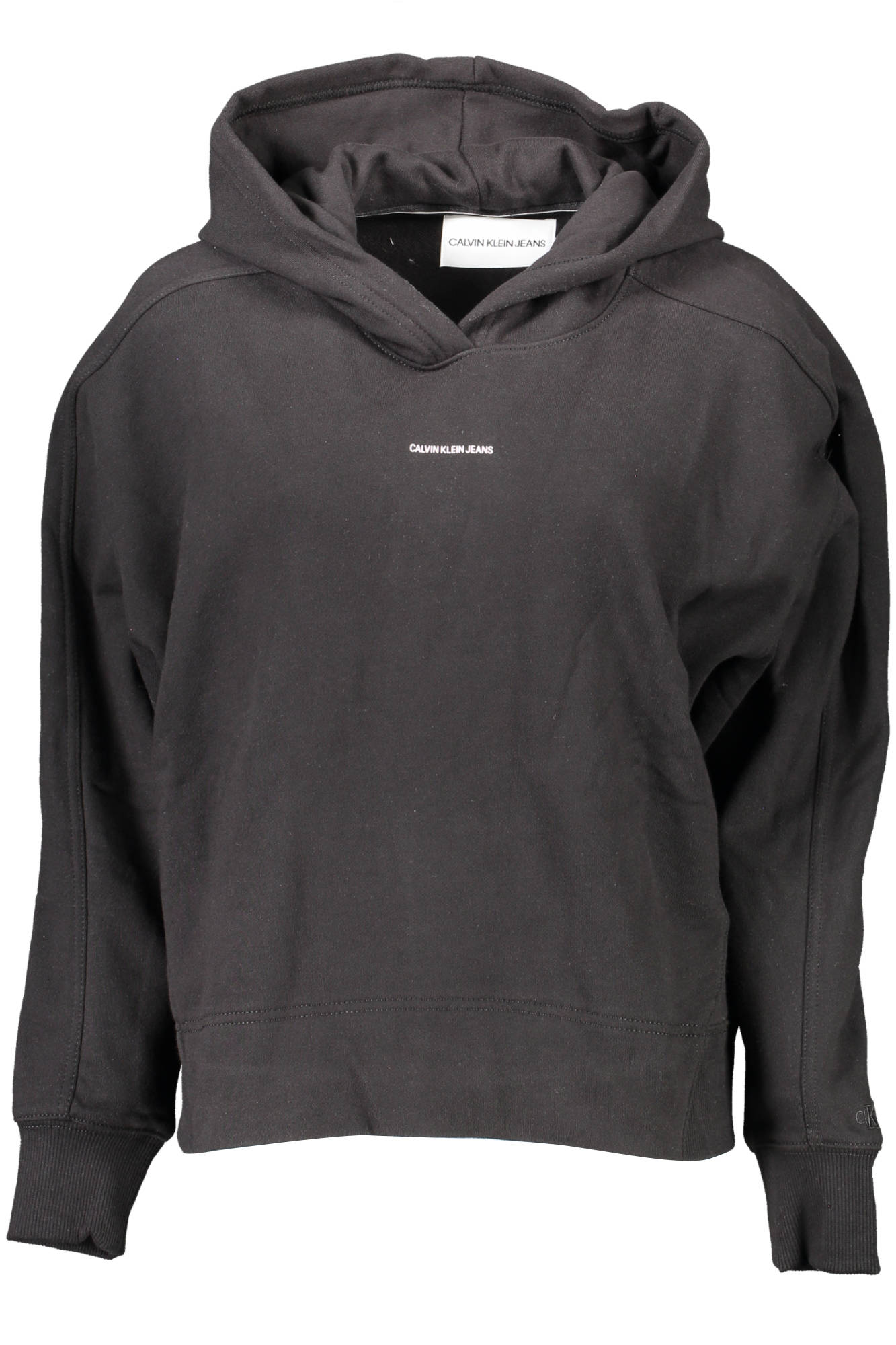 CALVIN KLEIN SWEATSHIRT WITHOUT ZIP WOMAN BLACK CALVIN KLEIN SWEATSHIRT WITHOUT ZIP WOMAN BLACK