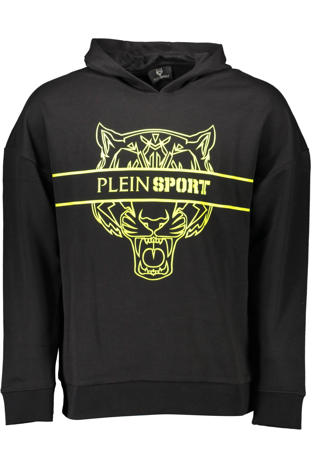 PLEIN SPORT SWEATSHIRT WITHOUT ZIP MAN BLACK PLEIN SPORT SWEATSHIRT WITHOUT ZIP MAN BLACK