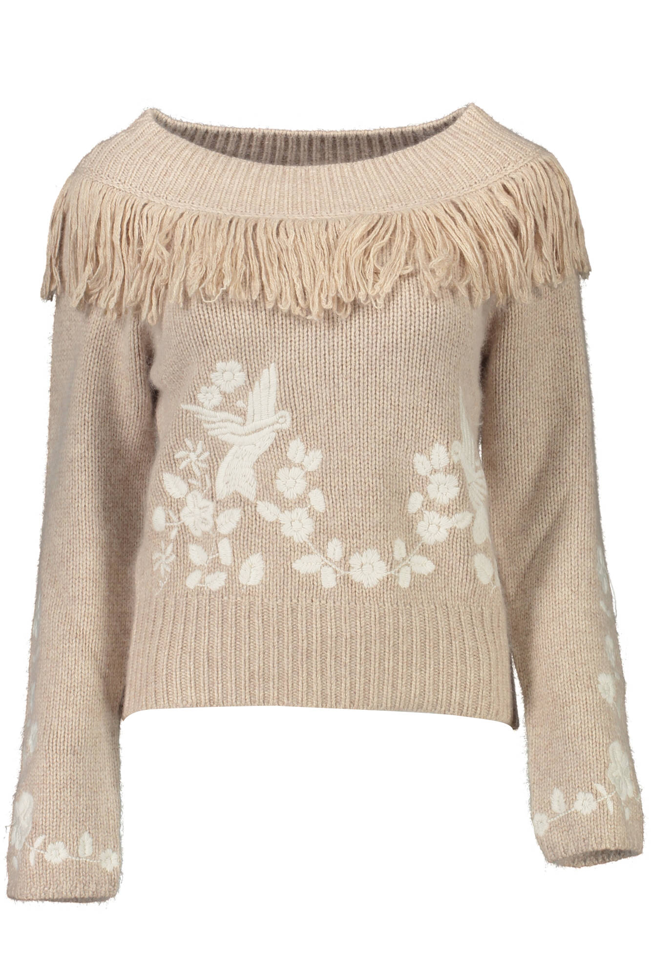 BLUGIRL BEIGE WOMAN SWEATER BLUGIRL BEIGE WOMAN SWEATER