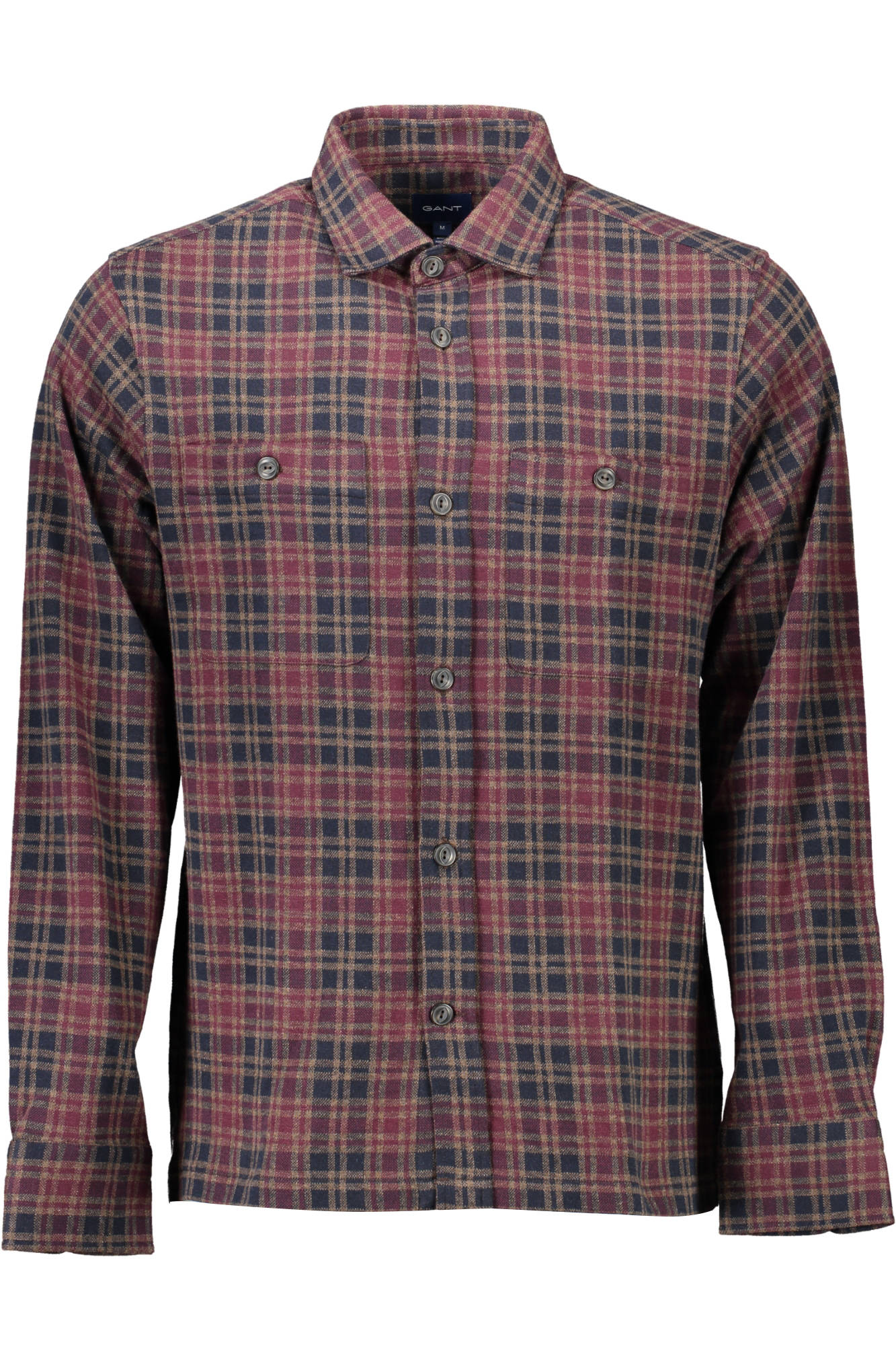 GANT MEN LONG SLEEVE SHIRT BROWN GANT MEN LONG SLEEVE SHIRT BROWN