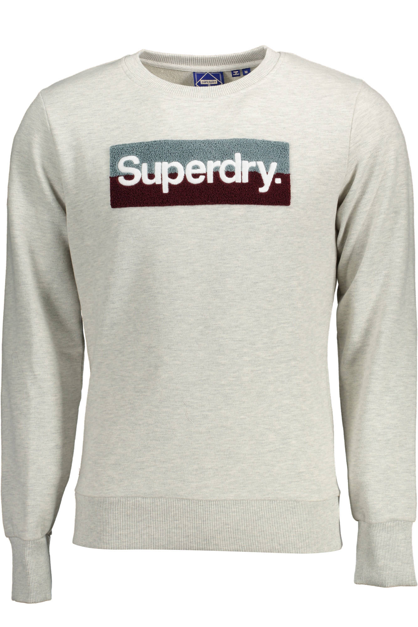 SUPERDRY SWEATSHIRT WITHOUT ZIP MAN GRAY SUPERDRY SWEATSHIRT WITHOUT ZIP MAN GRAY