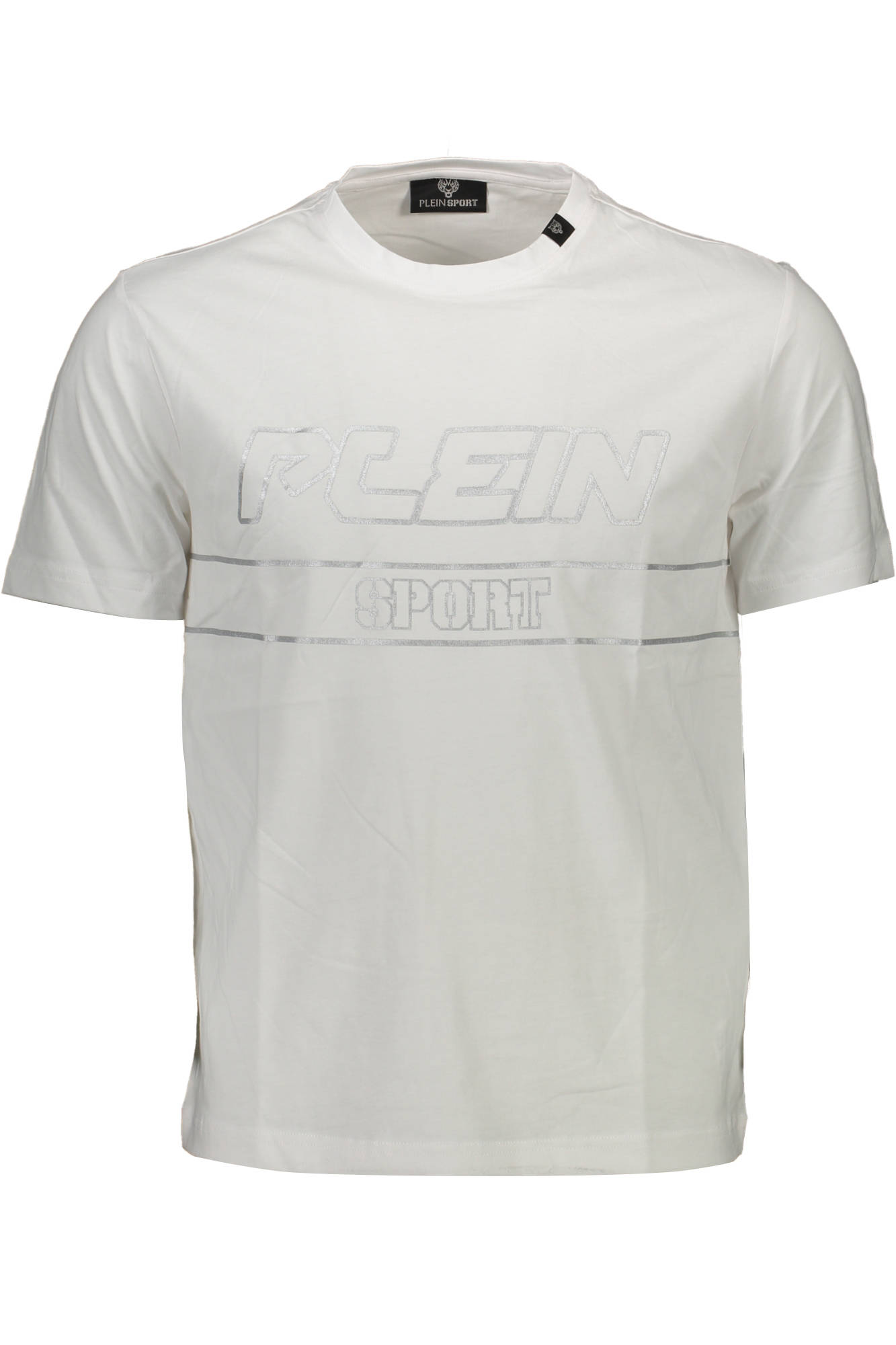 PLEIN SPORT WHITE MEN SHORT SLEEVE T-SHIRT PLEIN SPORT WHITE MEN SHORT SLEEVE T-SHIRT