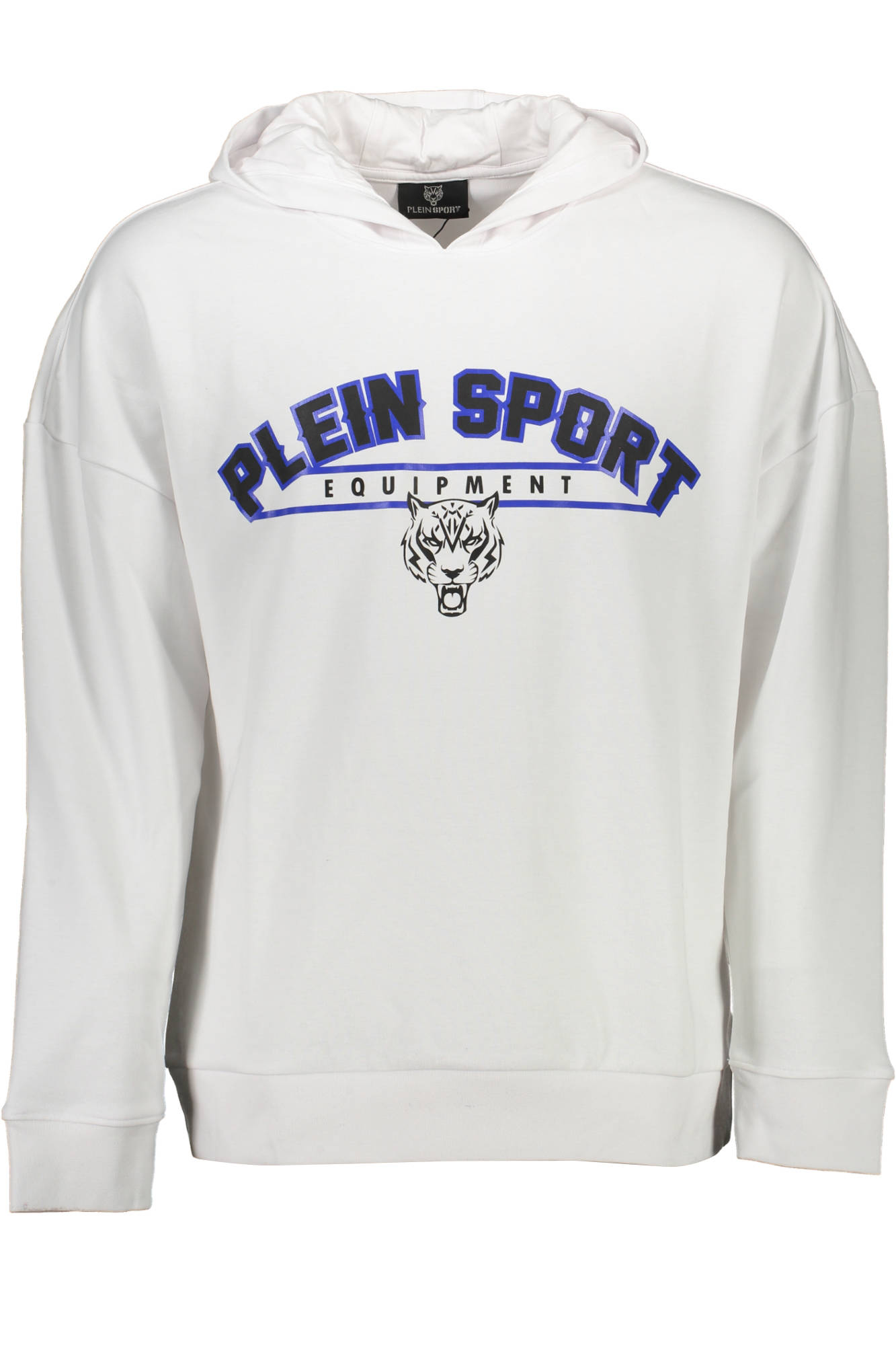 PLEIN SPORT SWEATSHIRT WITHOUT ZIP MAN WHITE PLEIN SPORT SWEATSHIRT WITHOUT ZIP MAN WHITE