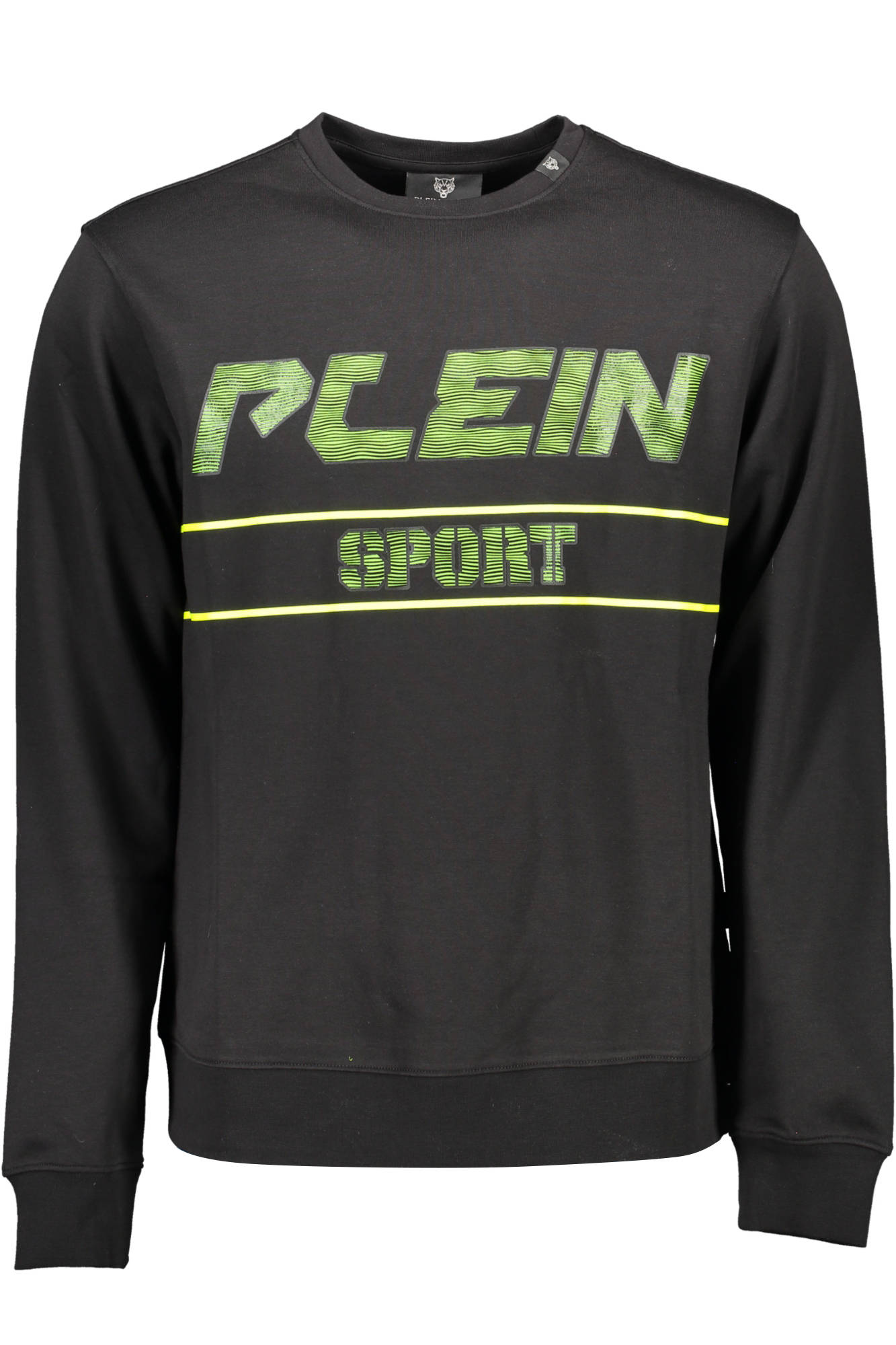 PLEIN SPORT SWEATSHIRT WITHOUT ZIP MAN BLACK PLEIN SPORT SWEATSHIRT WITHOUT ZIP MAN BLACK