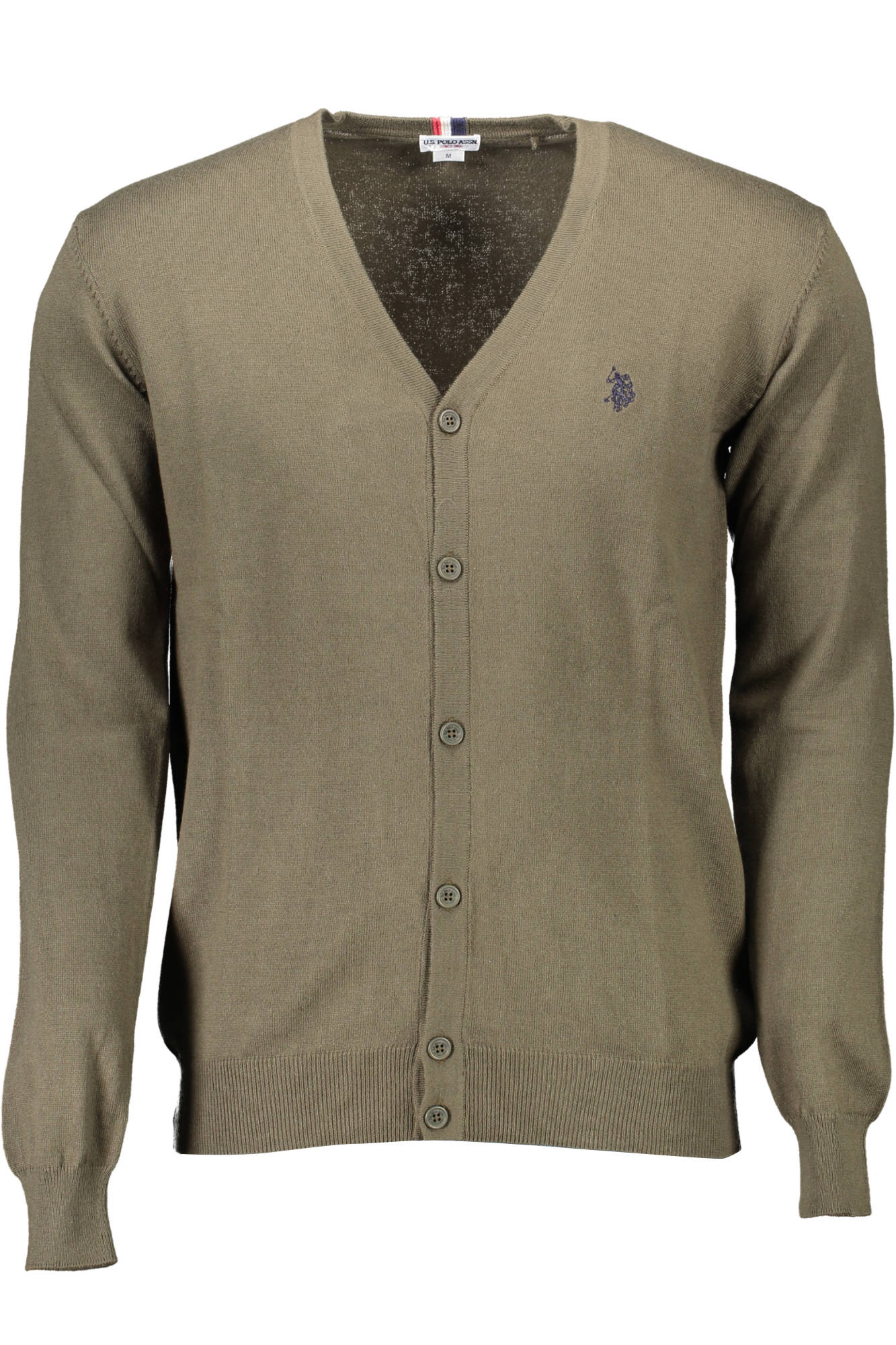 US POLO CARDIGAN MAN GREEN US POLO CARDIGAN MAN GREEN