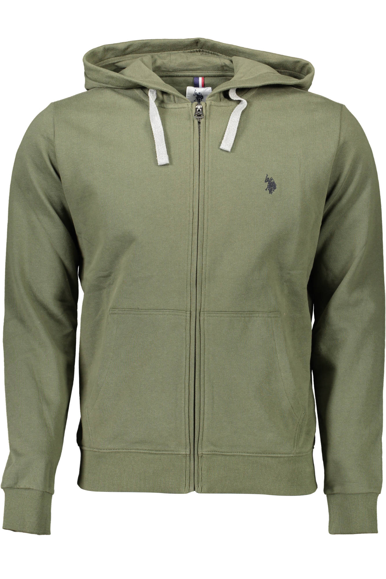 US POLO GREEN MEN SWEATSHIRT WITH ZIP US POLO GREEN MEN SWEATSHIRT WITH ZIP