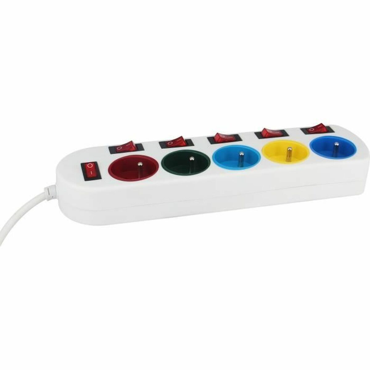 Power Socket – 5 sockets with Switch GAO 3680 W