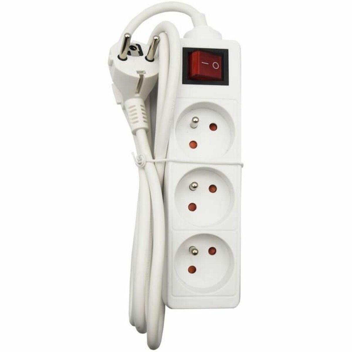 3-socket plugboard with power switch GAO