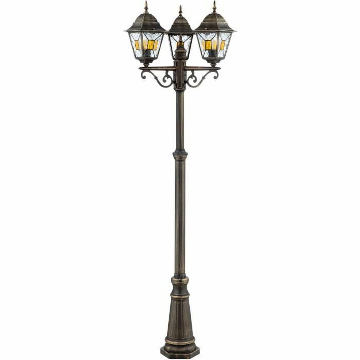 Street lamp Brilliant Black Metal