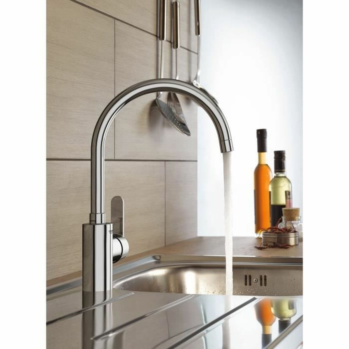 Kitchen Tap Grohe Get – 31494001 C-shaped Metal