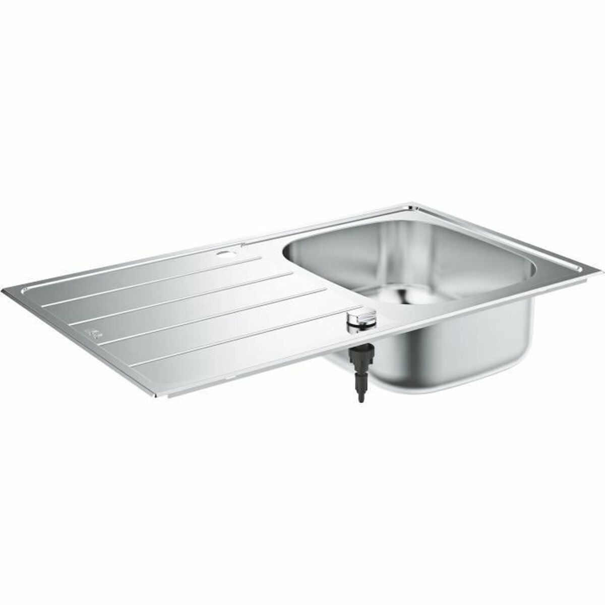 Sink with One Basin Grohe 31552SD1 Grey Sink with One Basin Grohe 31552SD1 Grey