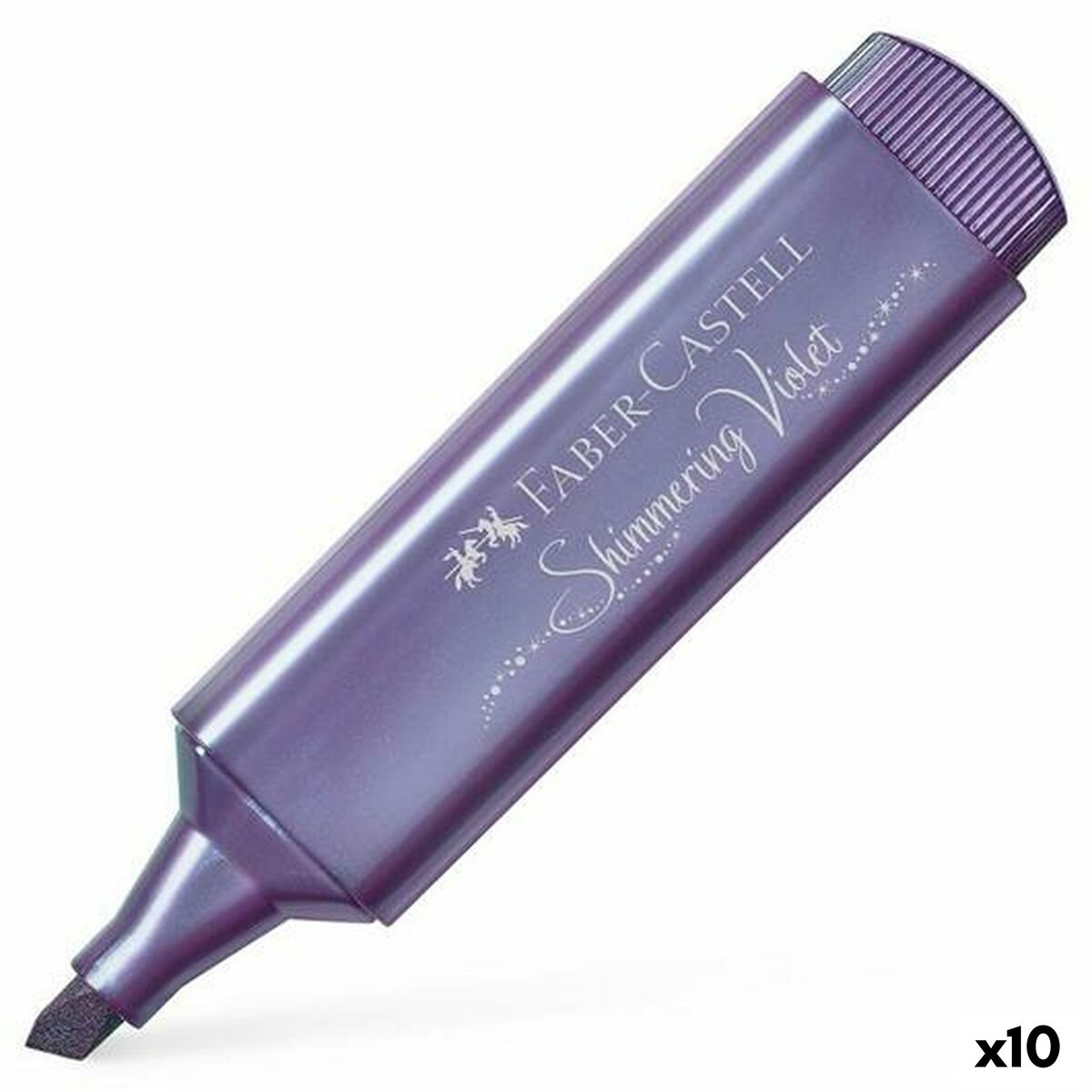 Fluorescent Marker Faber-Castell Textliner 46 Violet 10Units Fluorescent Marker Faber-Castell Textliner 46 Violet 10Units