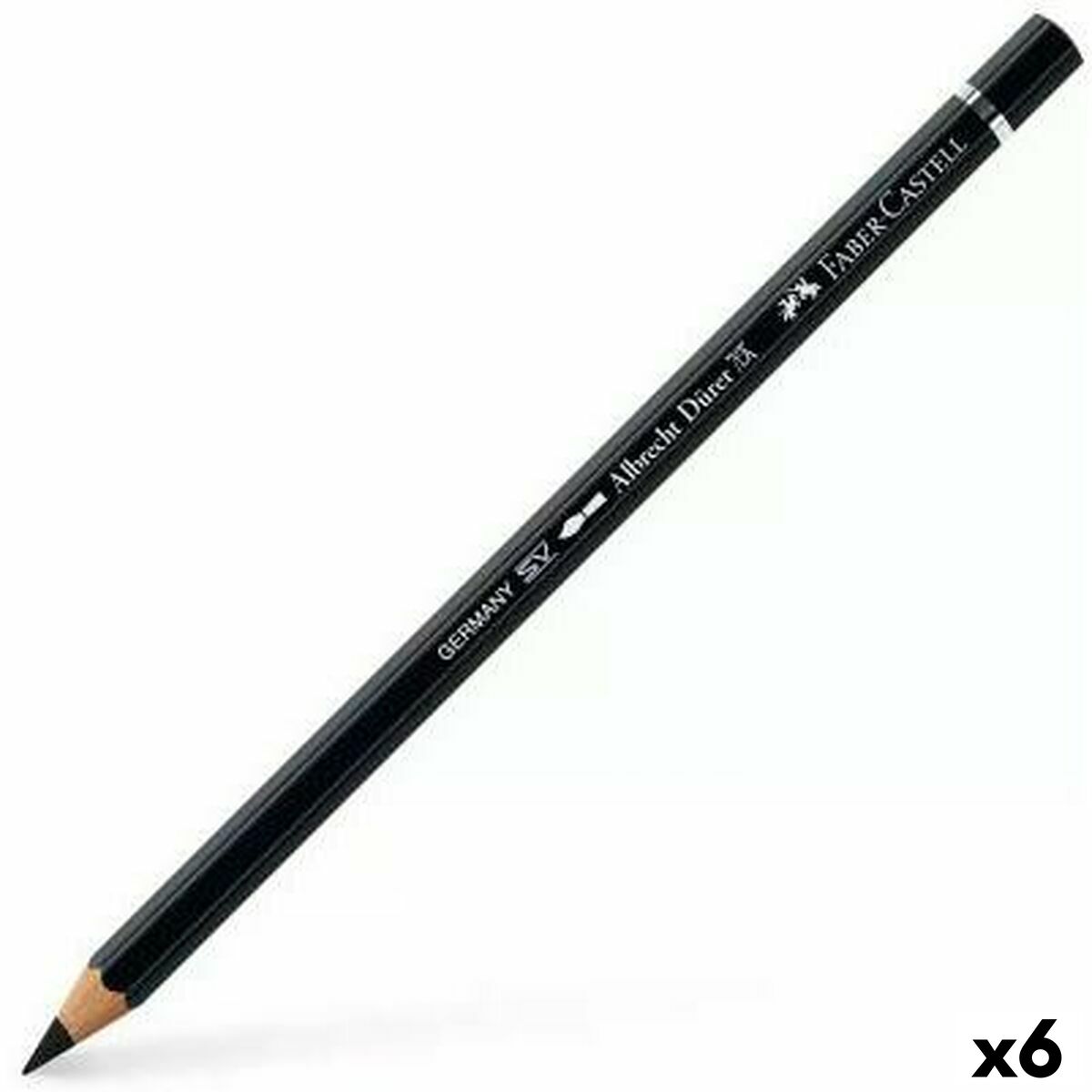 Pencil Faber-Castell Albrecht DÃ¼rer Watercolour Black Hexagonal (6 Units)