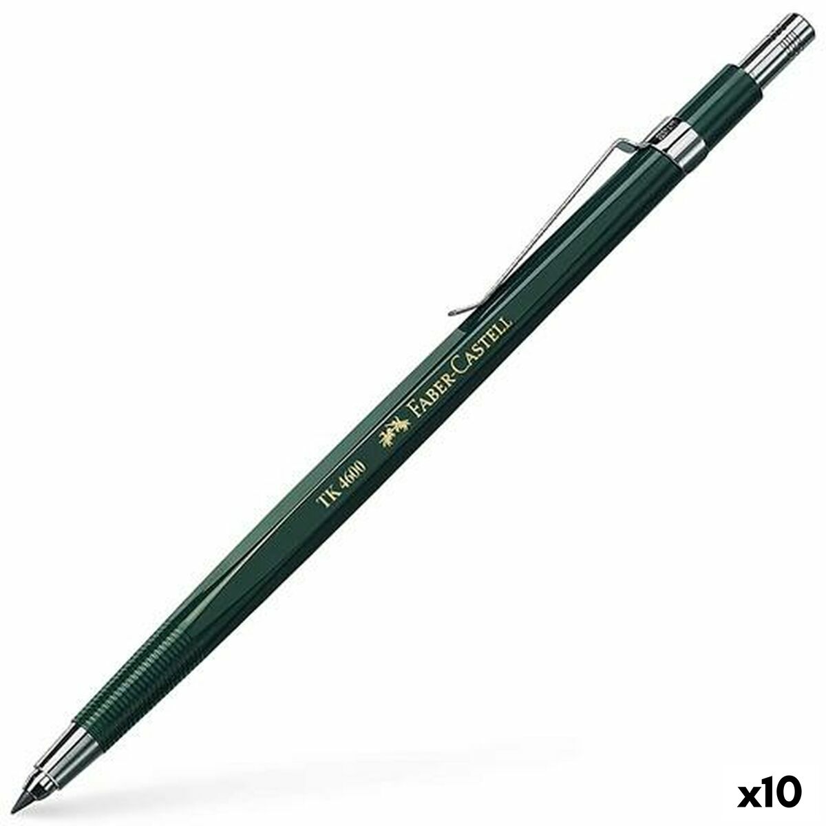 Pencil Lead Holder Faber-Castell Tk 4600 Green 0,7 mm (10 Units) Pencil Lead Holder Faber-Castell Tk 4600 Green 0,7 mm (10 Units)