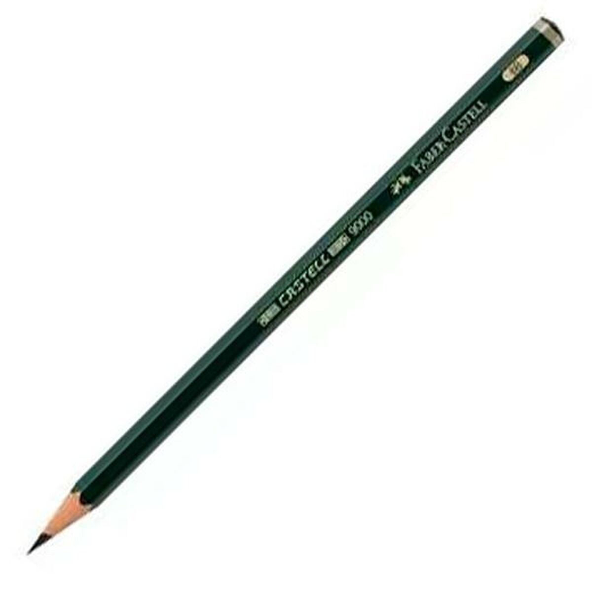 Pencil Faber-Castell 119006 Hexagonal 6B Black Green Ecological (12 Units) Pencil Faber-Castell 119006 Hexagonal 6B Black Green Ecological (12 Units)