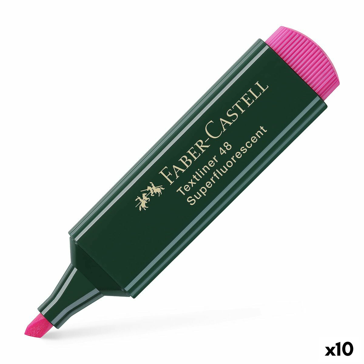 Highlighter Faber-Castell TEXTLINER 48 Fuchsia (10 Units) Highlighter Faber-Castell TEXTLINER 48 Fuchsia (10 Units)