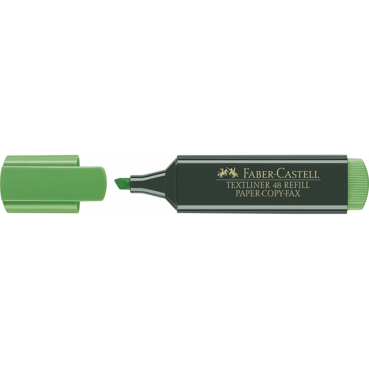 Highlighter Faber-Castell TEXTLINER 48 Green (10 Units)