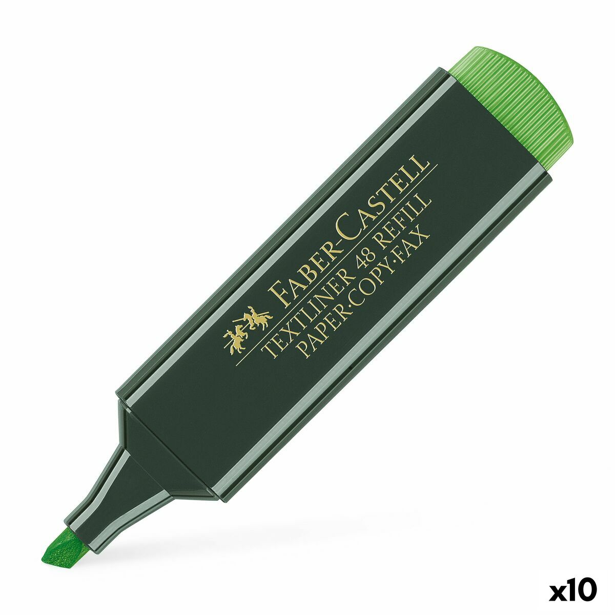 Highlighter Faber-Castell TEXTLINER 48 Green (10 Units) Highlighter Faber-Castell TEXTLINER 48 Green (10 Units)