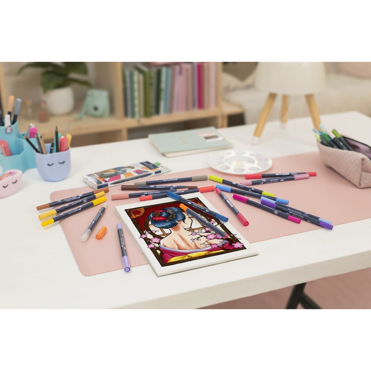Set of Felt Tip Pens Faber-Castell Goldfaber Sketch – Car Design Double 6 Pieces