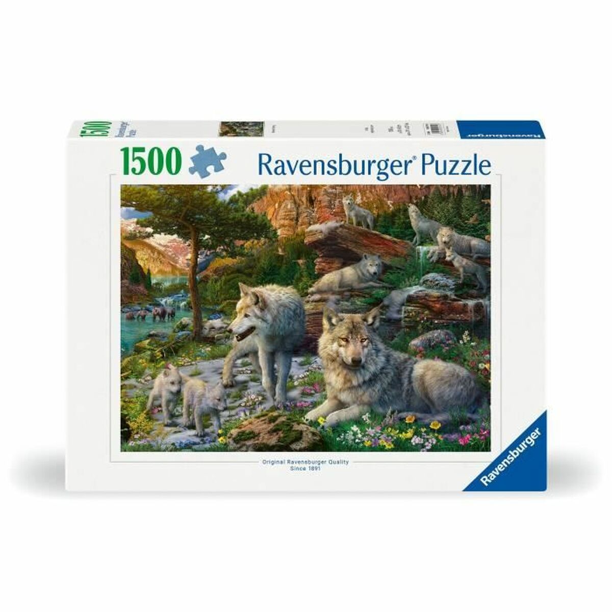 Puzzle Ravensburger Wolves in Spring Puzzle Ravensburger Wolves in Spring