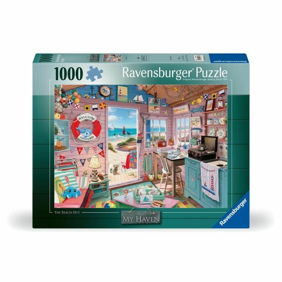 Puzzle Ravensburger Cabaa de la Playa 1000 Pieces Puzzle Ravensburger Cabaa de la Playa 1000 Pieces