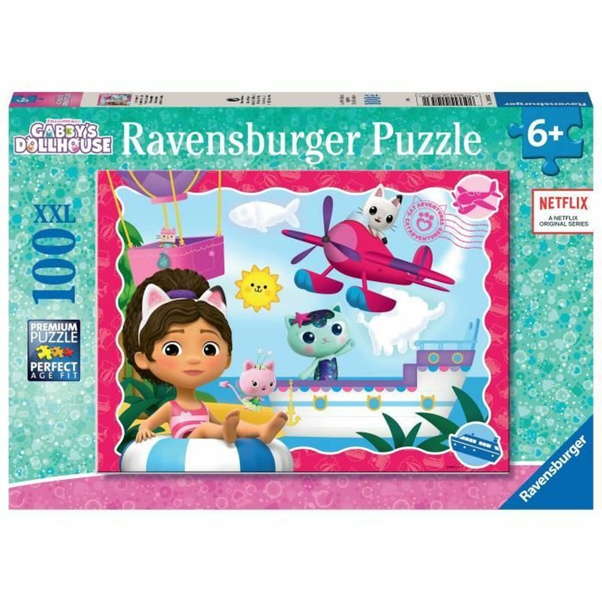 Puzzle Ravensburger Gabby´s Dollhouse 100 Pieces Puzzle Ravensburger Gabby´s Dollhouse 100 Pieces