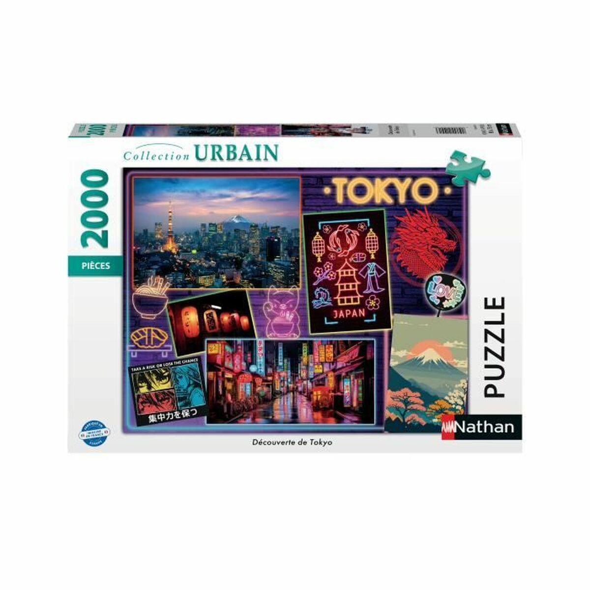 Puzzle Ravensburger Découverte de Tokyo 2000 Pieces Puzzle Ravensburger Découverte de Tokyo 2000 Pieces