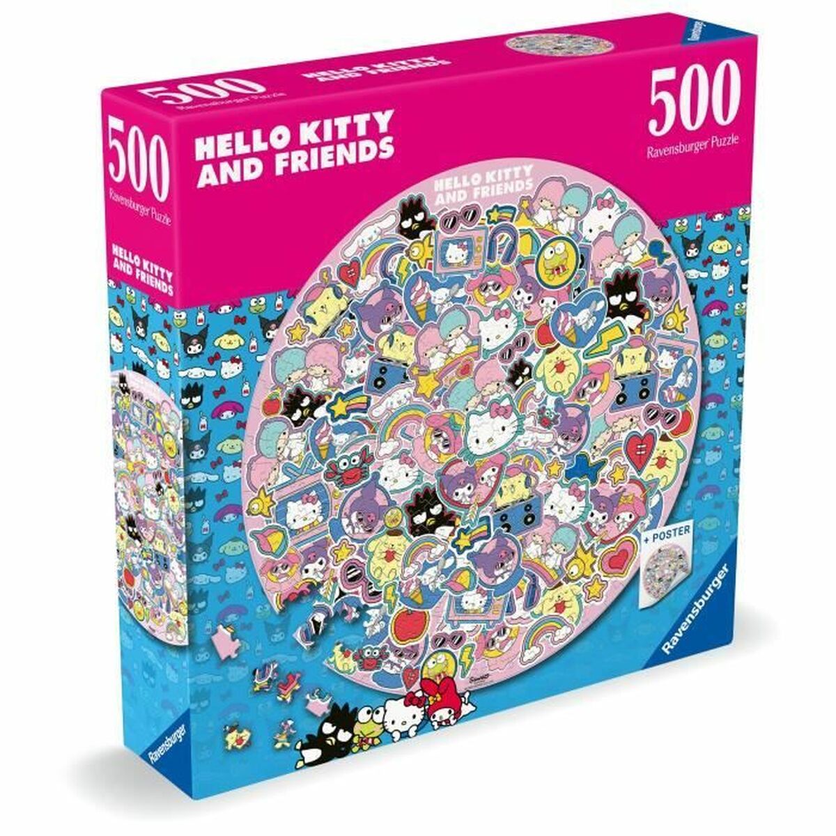 Puzzle Hello Kitty Hello Kity and friends 500 Pieces Puzzle Hello Kitty Hello Kity and friends 500 Pieces