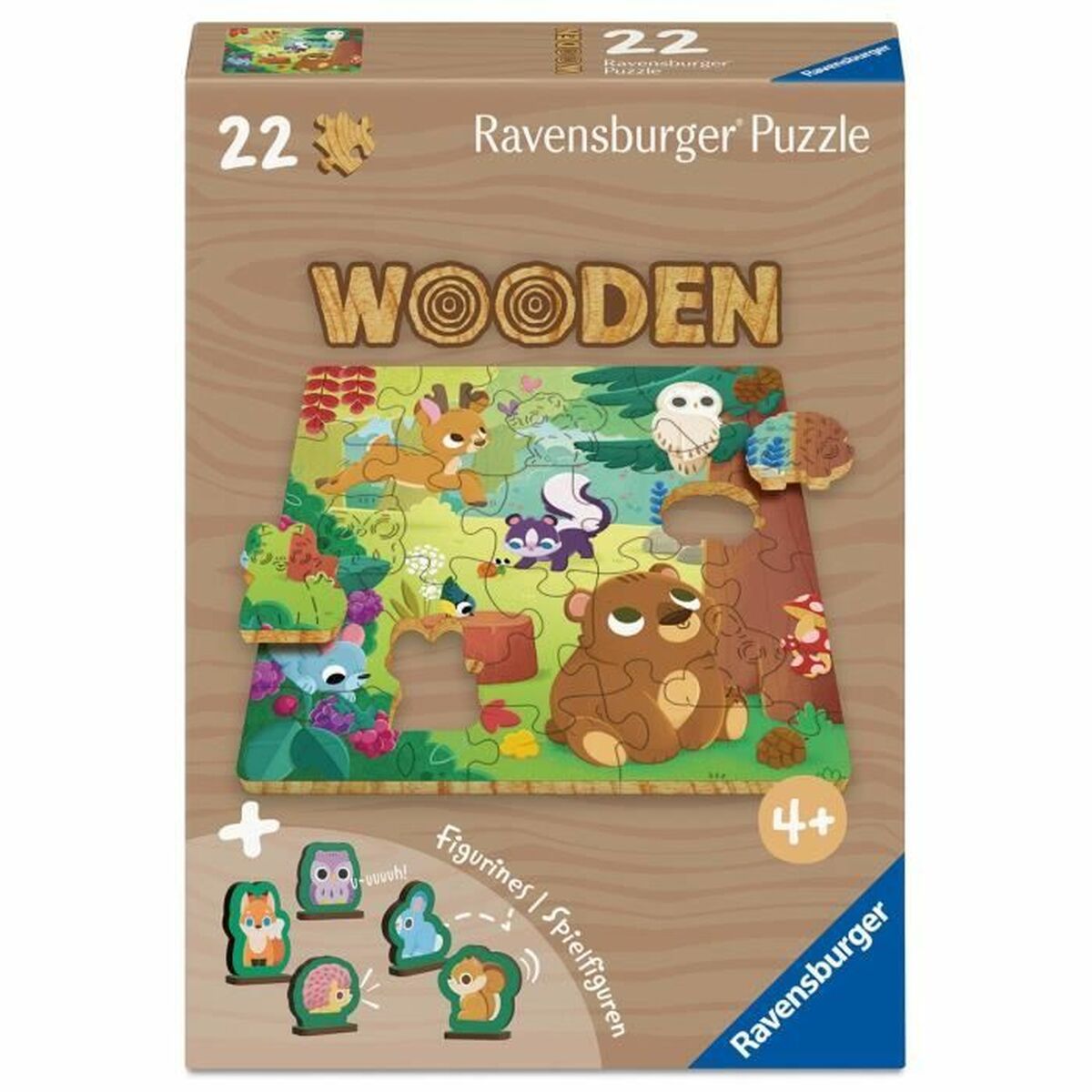 Puzzle Ravensburger Wooden 22 Pieces Puzzle Ravensburger Wooden 22 Pieces