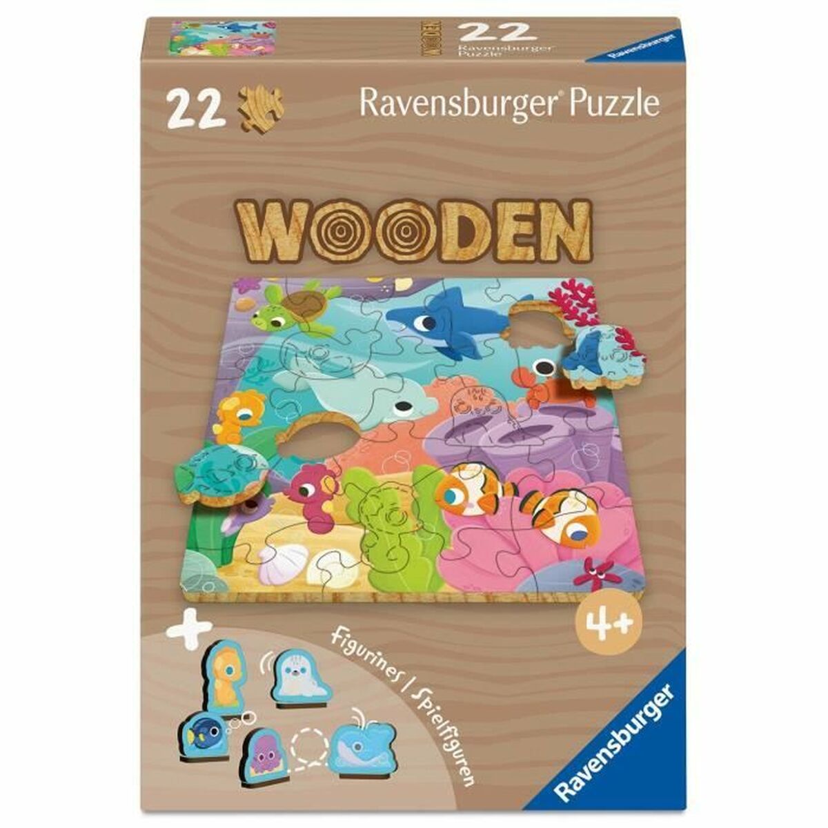 Puzzle Ravensburger Wooden 22 Pieces Puzzle Ravensburger Wooden 22 Pieces