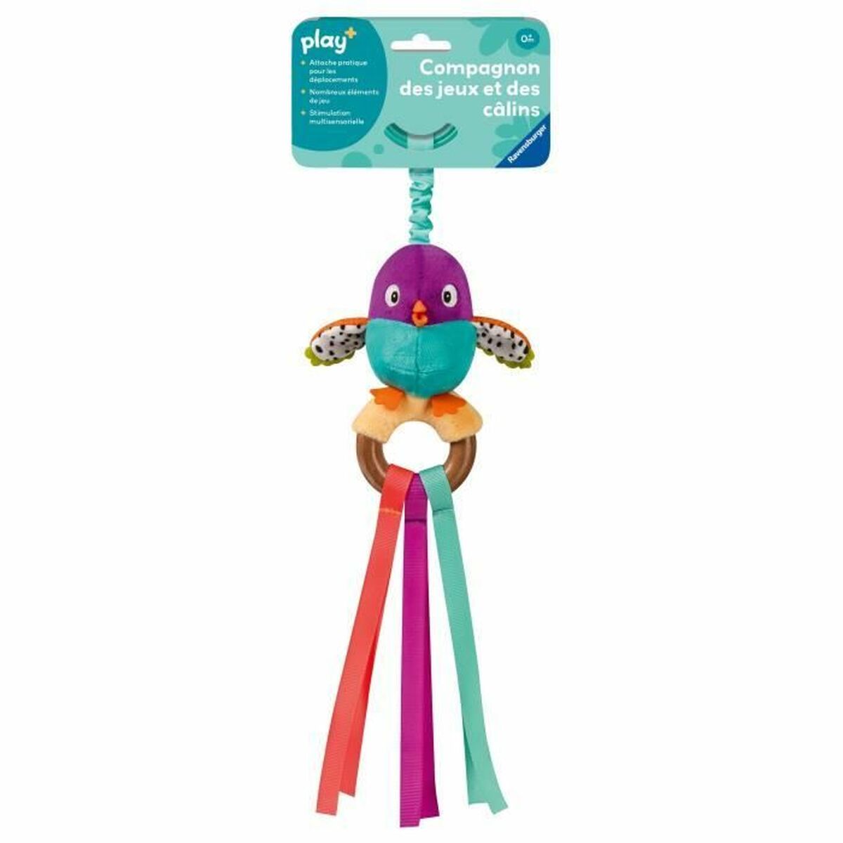 Baby toy Ravensburger My awakening rattle – Little bird