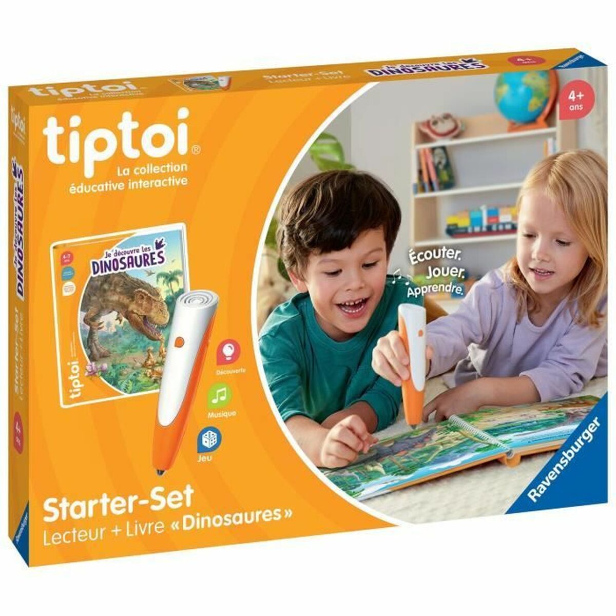 Educational Game Ravensburger tiptoiÂ® Starter Dino-4005556001750 (FR)