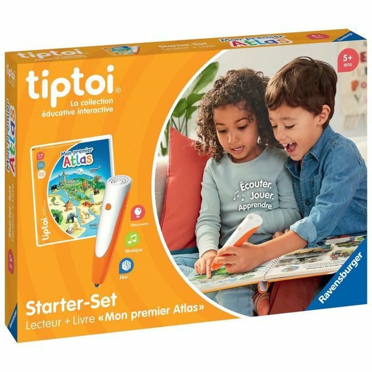Educational Game Ravensburger tiptoi Starter Atlas 4005556001774 (FR)
