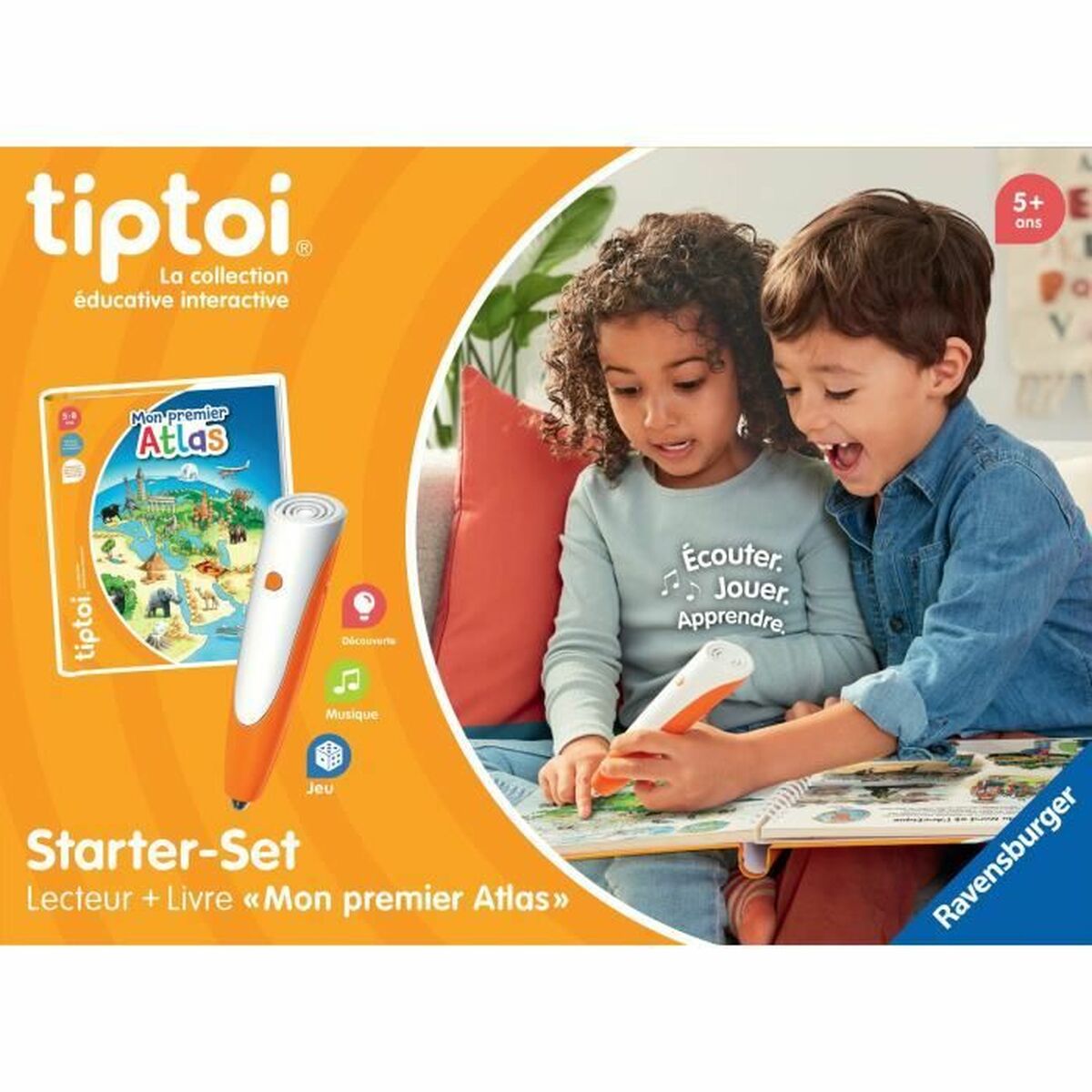 Educational Game Ravensburger tiptoi Starter Atlas 4005556001774 (FR)
