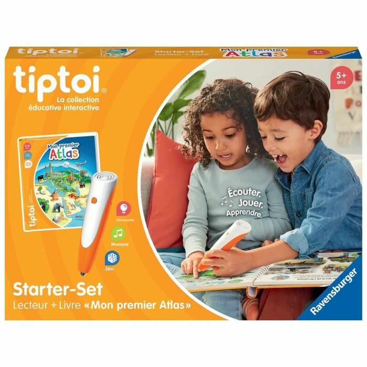 Educational Game Ravensburger tiptoi Starter Atlas 4005556001774 (FR)