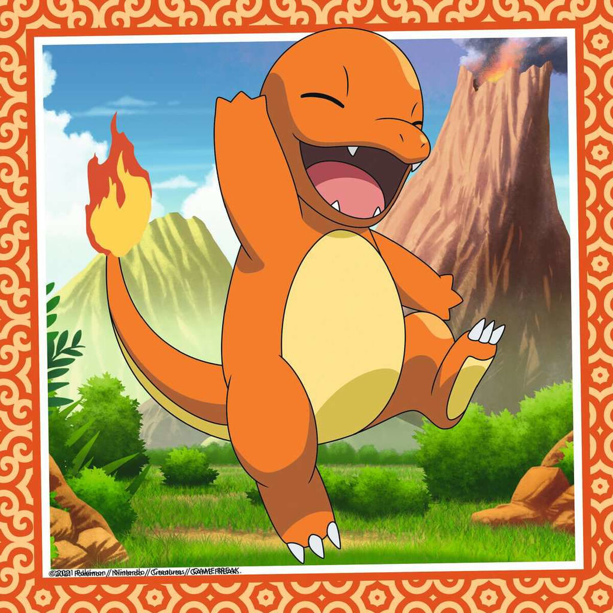 3-Puzzle Set Pokmon Ravensburger 05586 Bulbasaur, Charmander & Squirtle 147 Pieces