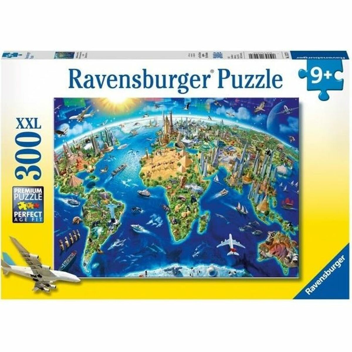 Puzzle Ravensburger Map of the monuments of the world Puzzle Ravensburger Map of the monuments of the world