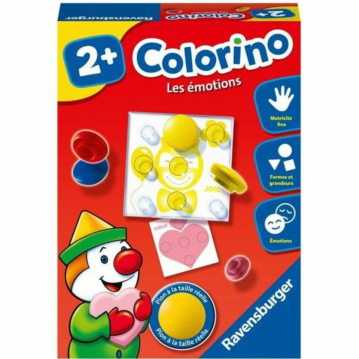 Educational Baby Game Ravensburger Colorino – Emotions Yellow Pink (French) (FR)