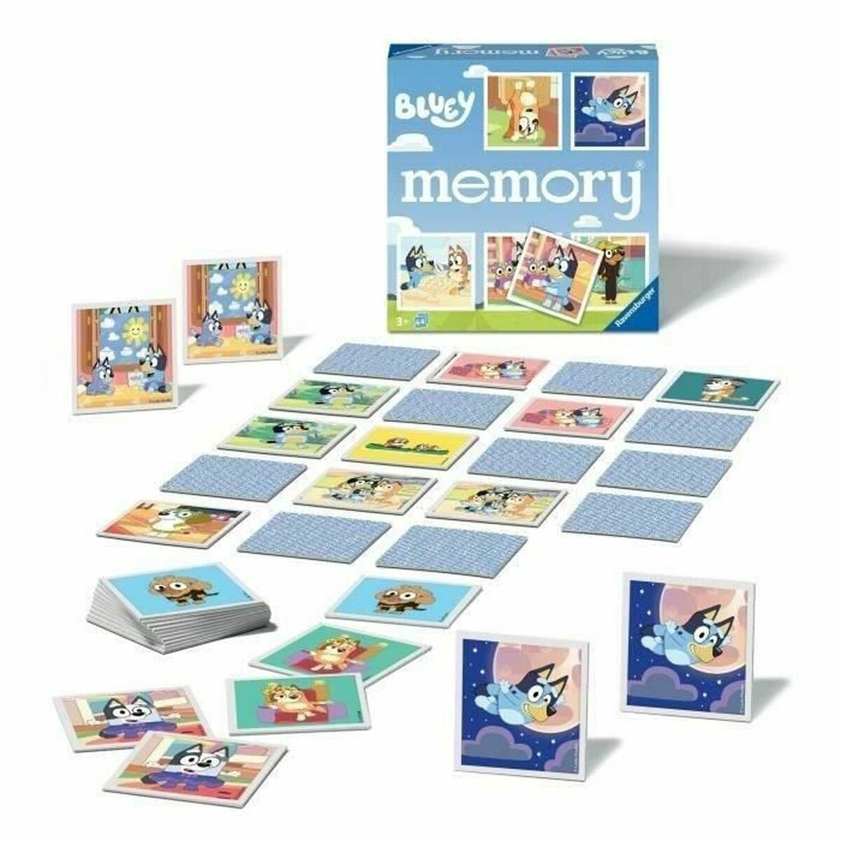 Board game Ravensburger Grand memory Bluey Board game Ravensburger Grand memory Bluey