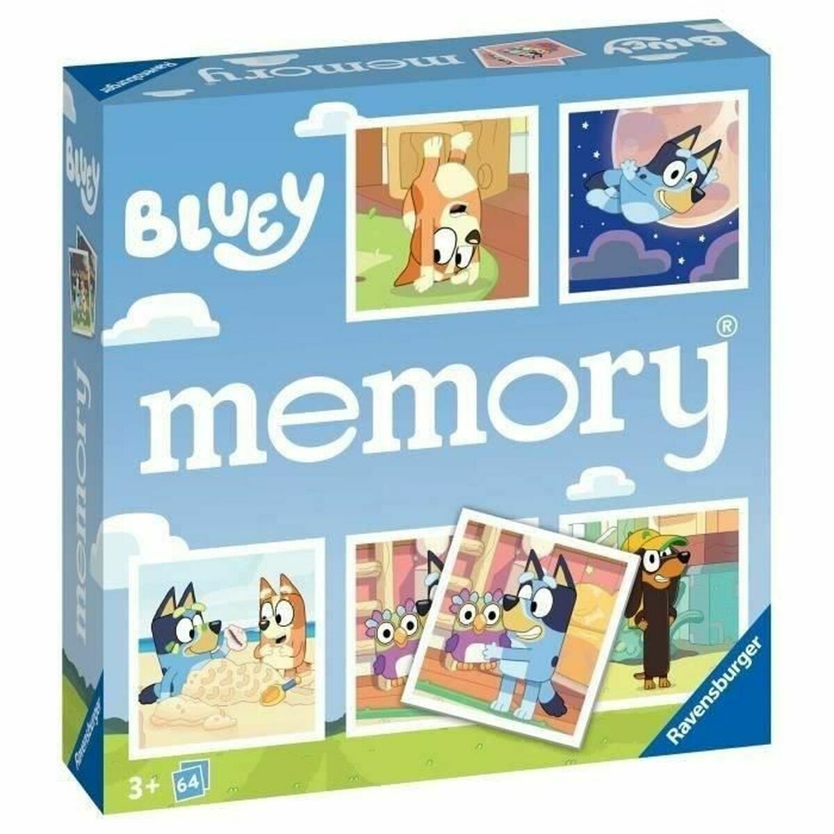 Board game Ravensburger Grand memory Bluey
