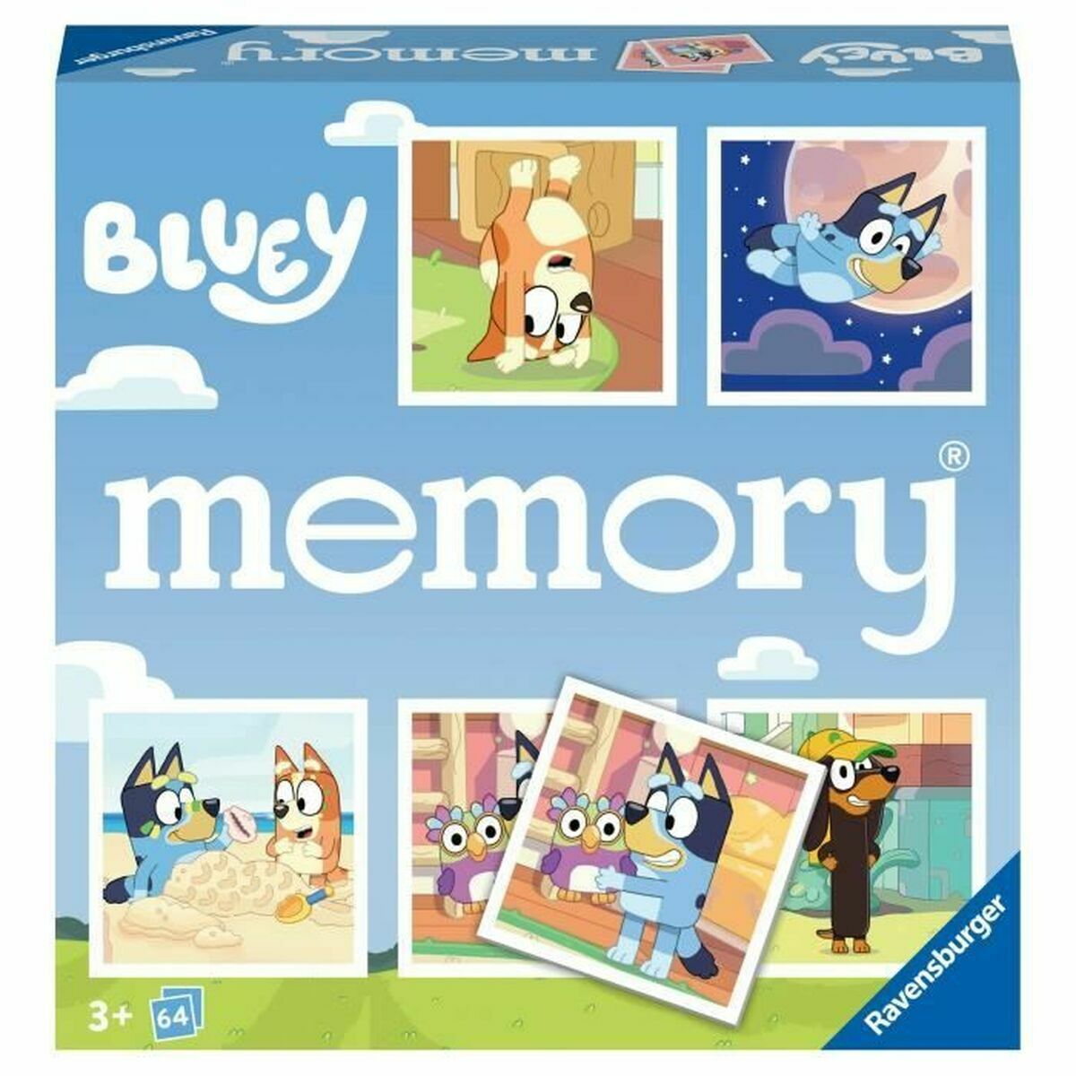 Board game Ravensburger Grand memory Bluey