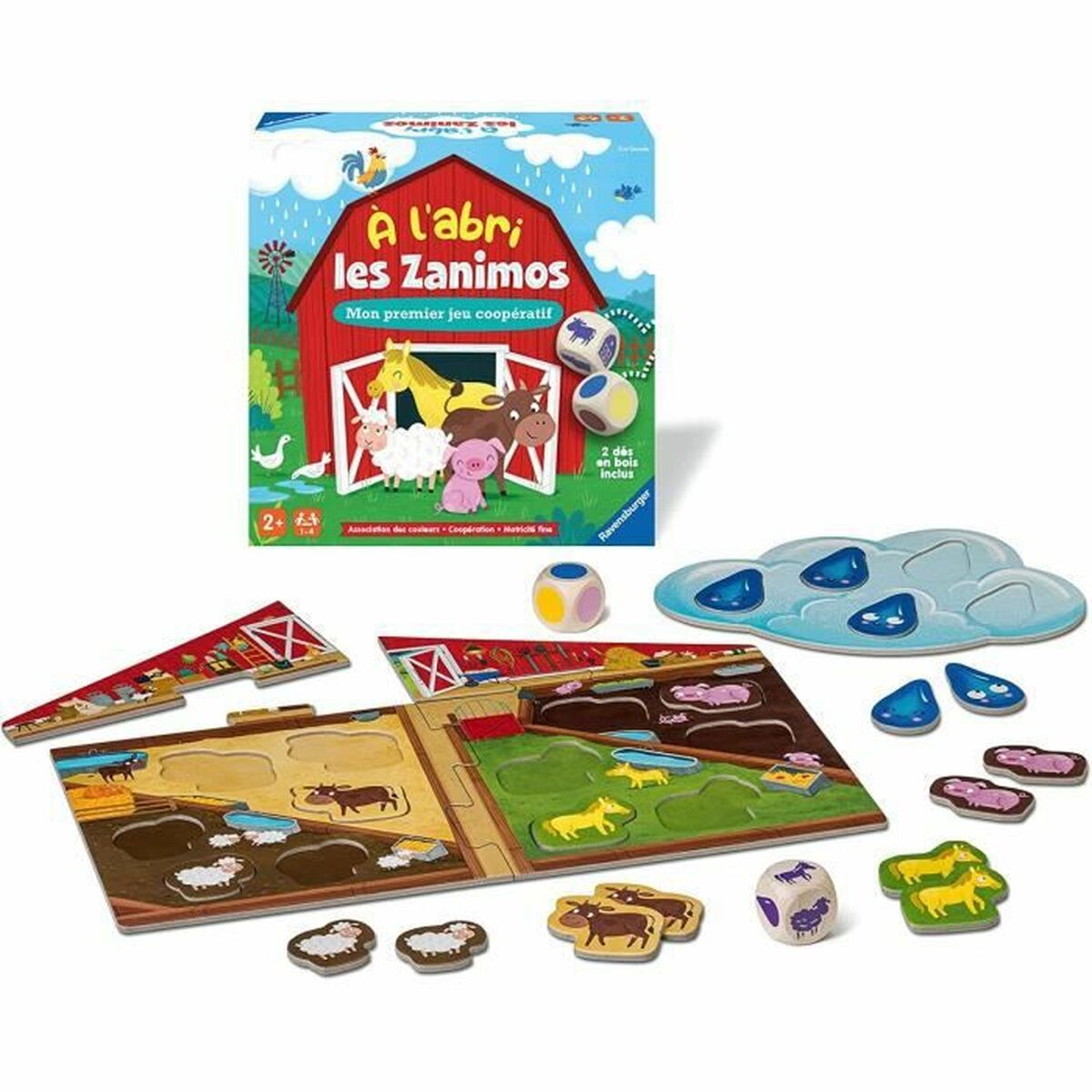 Educational Game Ravensburger  l’abri les Zanimos (FR) (1 Piece)