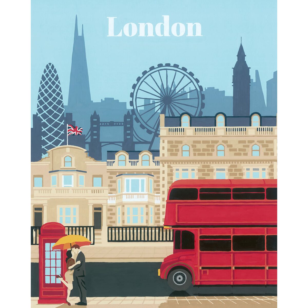 Paint by Numbers Set Ravensburger London