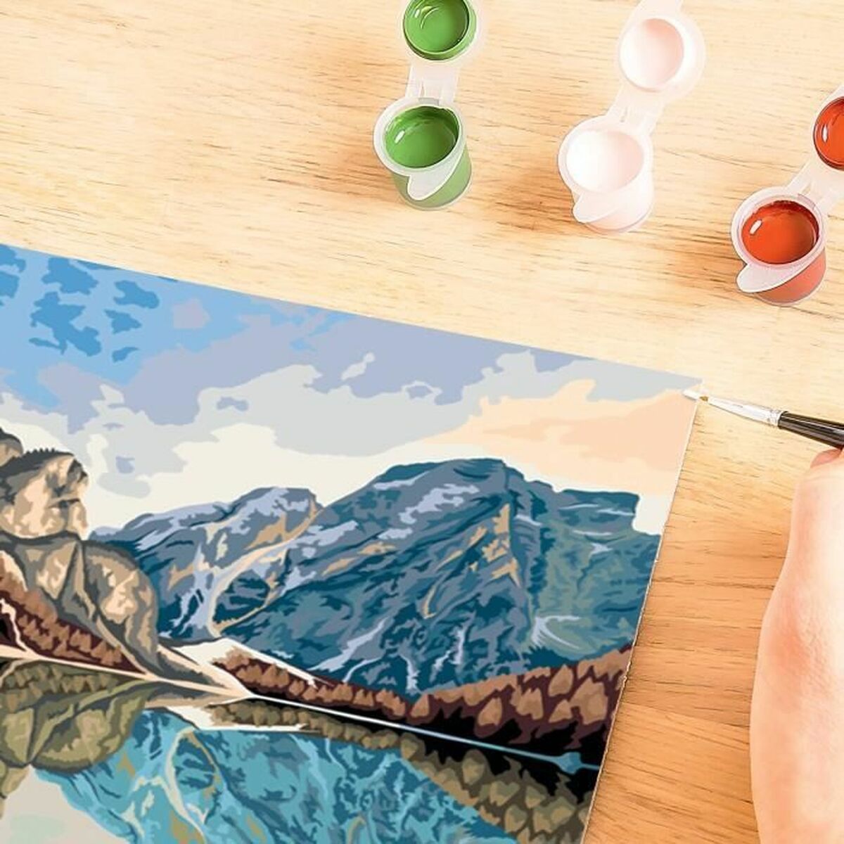 Paint by Numbers Set Ravensburger Lake Views 30 x 40 cm