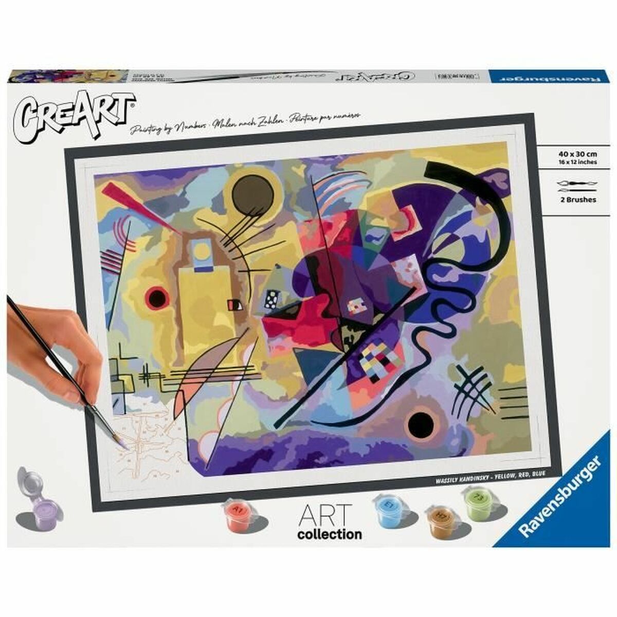 Colouring Puzzle Ravensburger Kandinsky Colouring Puzzle Ravensburger Kandinsky