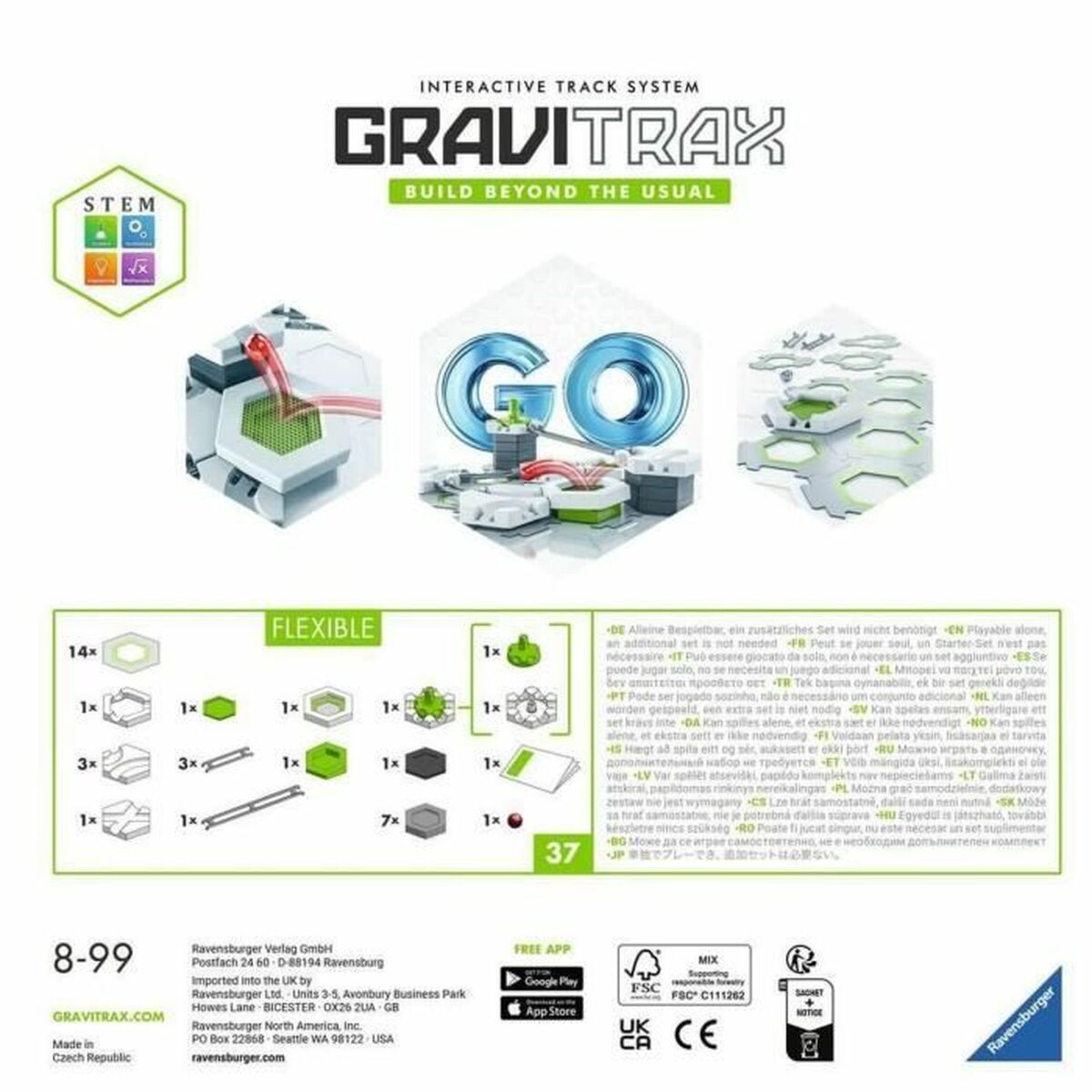 Board game Ravensburger Gravitrax GO Flexible