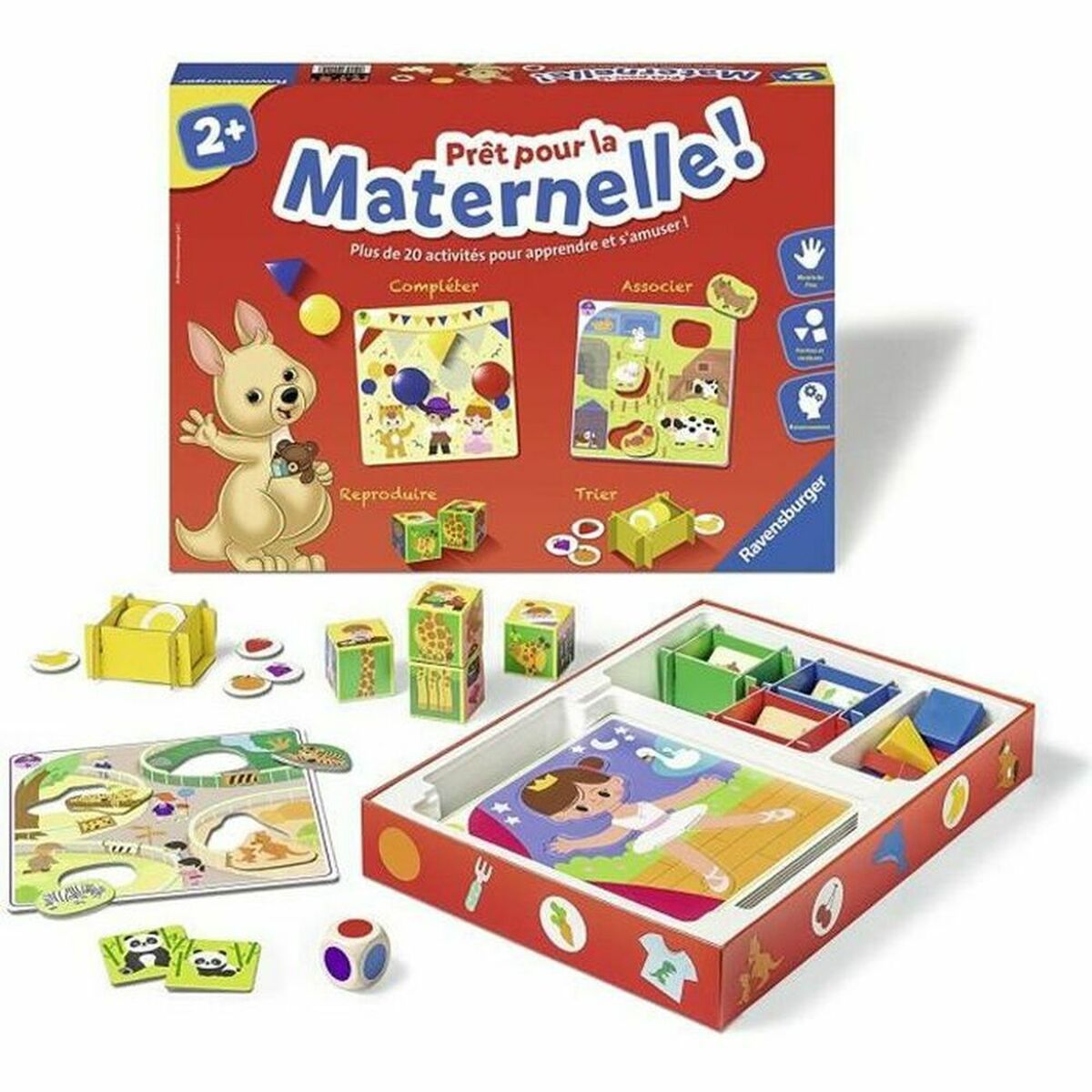 Educational Baby Game Ravensburger Ready for Kindergarten! 50 cm (French) (FR) Educational Baby Game Ravensburger Ready for Kindergarten! 50 cm (French) (FR)